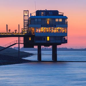 Sonnenuntergang am Eemshotel, Delfzijl