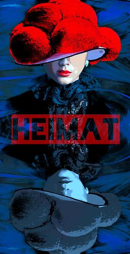 Reflecting Black Forest Woman POP ART 5.0