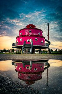 La maison de l'horloge à Almere-Poort