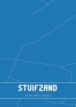 Plan d'ensemble | Carte | Stuifzand (Drenthe) sur Rezona