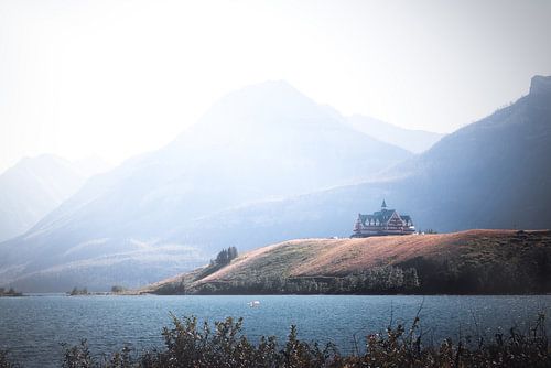 Uitzicht op Prince of Wales Hotel | Waterton Lakes National Park Canada | travelphotography