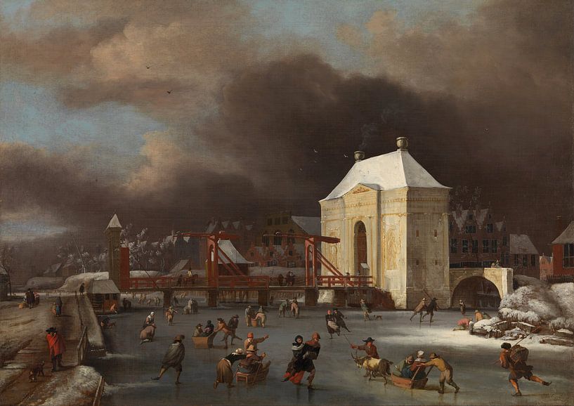 Durch das "Heiligewegspoort"  in Amsterdam, Johan van Kessel von Meisterhafte Meister