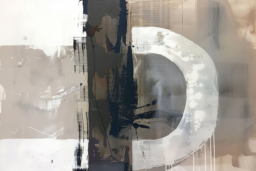 Modern and abstract in earth tones by Carla Van Iersel