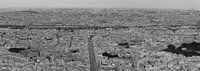 panorama en noir et blanc de Paris par Bert Bouwmeester Aperçu