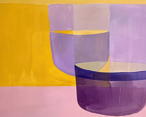 Peinture minimaliste scandinave