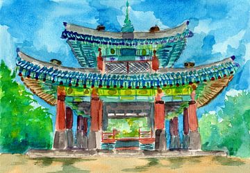 Koreaans heiligdom van Sebastian Grafmann