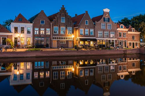 Kolksluis Spaarndam tijdens het blauwe uur 1