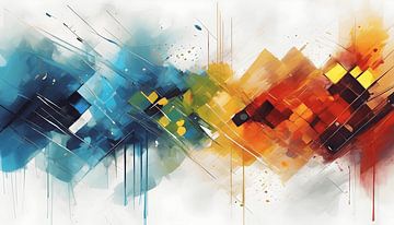 Painting colourful by WeLoveArt