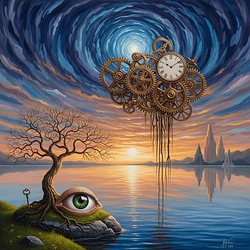 Dreamscapes of the Mind – Surrealism Art Illustration by Aden Pink Galerry