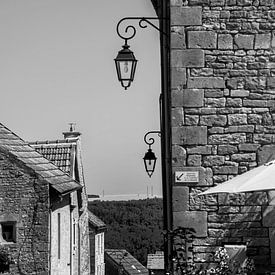 Französisches Dorf mit Weitblick von Blond Beeld