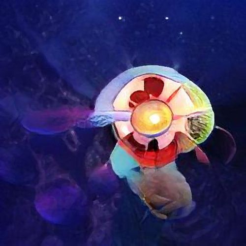 Light in the deep dark sea