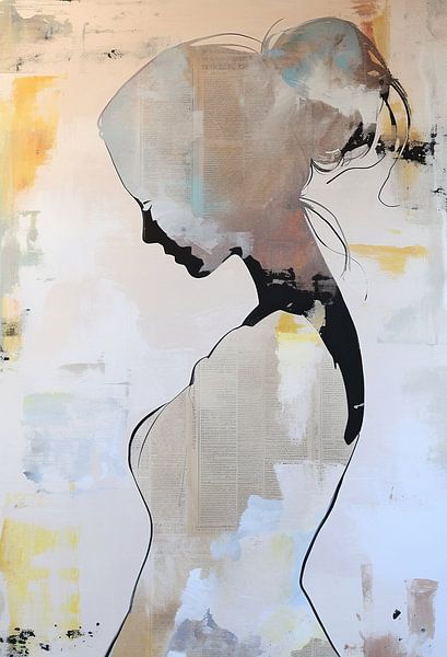 Female silhouette by Wonderful Art