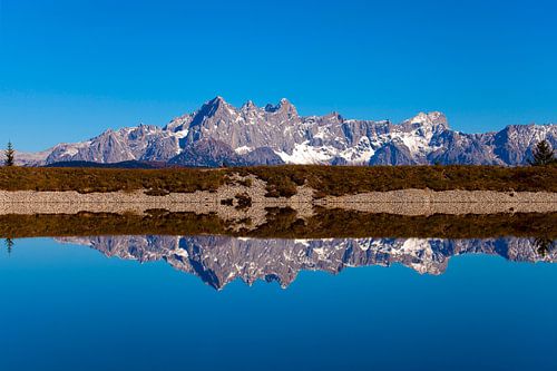 Le massif du Dachstein en miroir