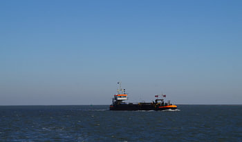 Fishing boat on the Wadden Sea, Terschelling