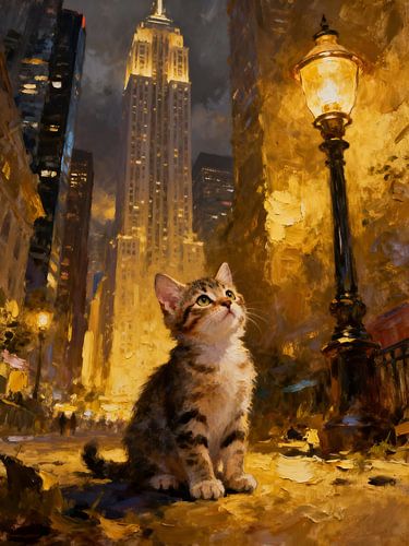 Kat in de grote stad