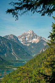 Wunderschöner Bergblick auf den Plansee und Thaneller von Leo Schindzielorz