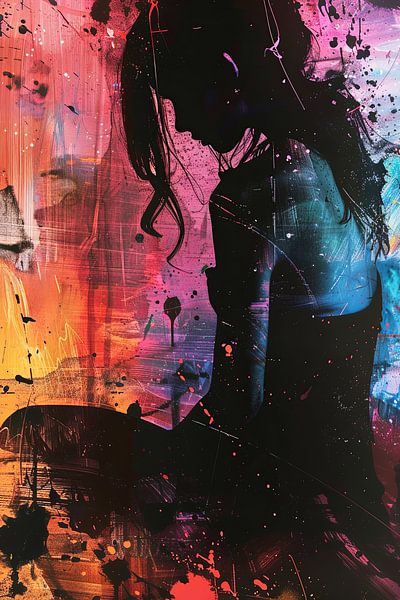 malerisches Frauenporträt von Egon Zitter