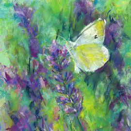 Visiteurs du jardin sur Karen Kaspar