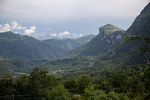 Paysage montagneux dans le sud de l'Italie, Salerne Italie sur Fotos by Jan Wehnert