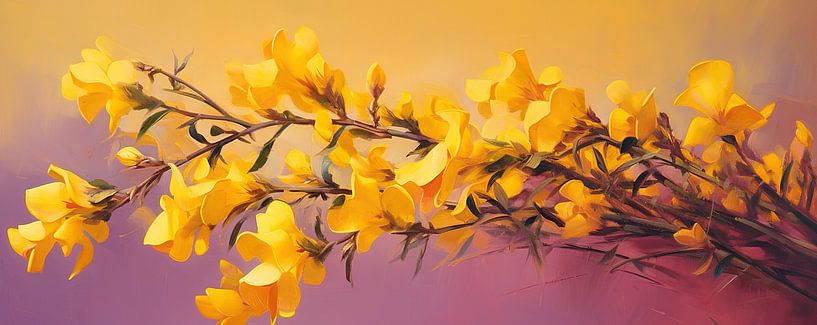 Goldene Breen von Blumen Studio