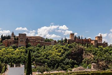 The Alhambra in Granada, is considered the masterpiece of Moorish architecture. by Marjolein Zijlstra