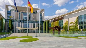Berlin - German Chancellery by Mixed media vector arts