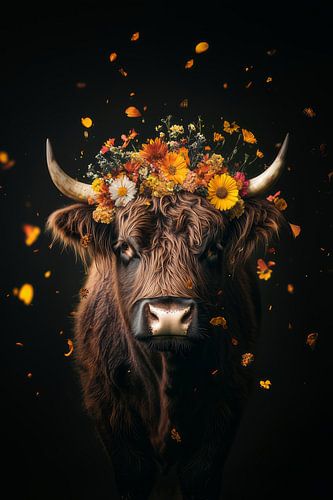 Wild Grace - Flower crown on the Highlander