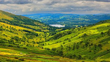 Uitzicht over het Lake District