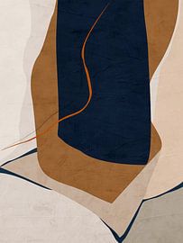 Moderne Organisch Geometrische Abstrakte Kunst von Online Arts