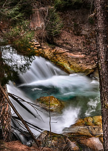 kleiner Wasserfall Gebirgsbach