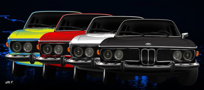 BMW 3.0 CSI (Type E9) van aRi F. Huber