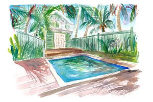 Zen und Gelassenheit Pool in Key West FL