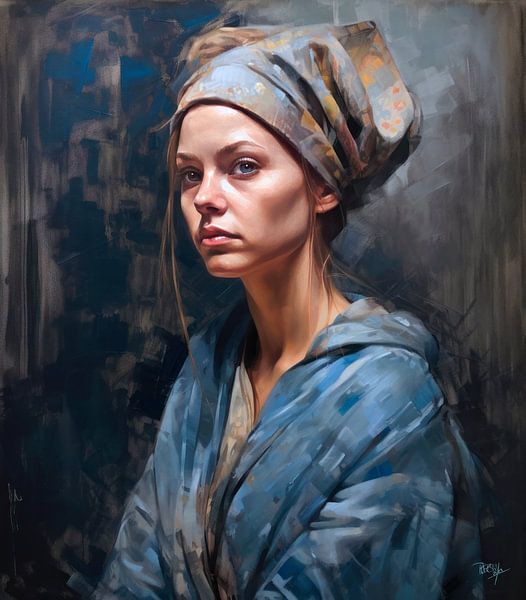 Worldly Woman blue palette by René van den Berg