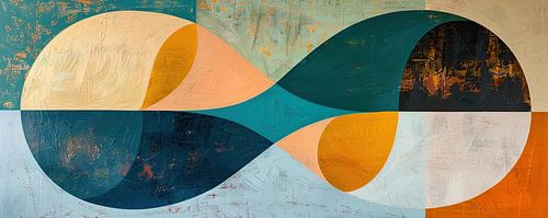 Œuvre d'art minimaliste abstraite