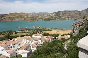 Uitzicht Zahara de Sierra in Spanje