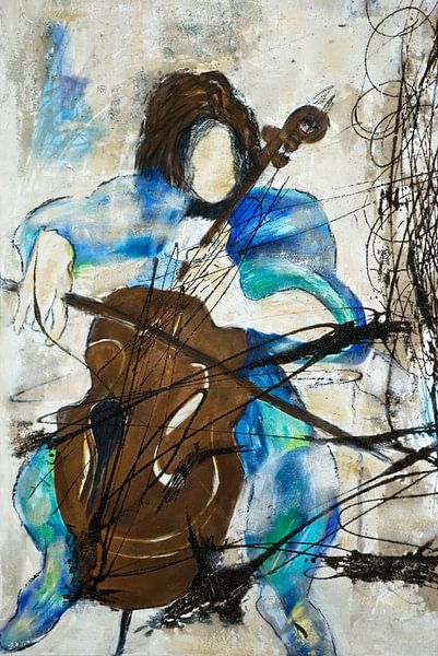 the cello player by Joachim G. Pinkawa