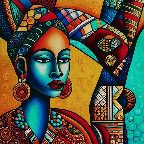 Intiem portret van een jong gekleurd meisje