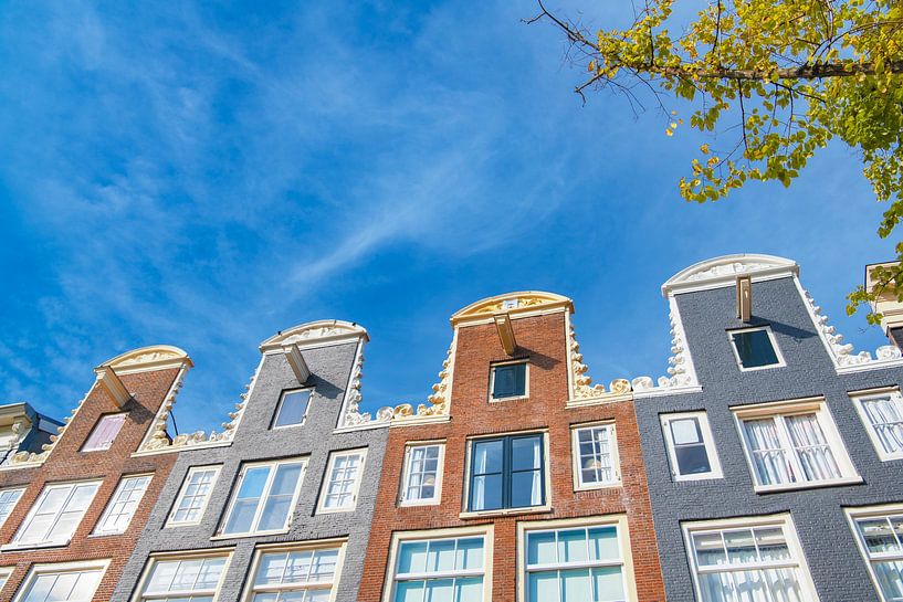 Amsterdam downtown canal district during summer by Sjoerd van der Wal Photography