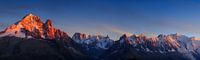 Zonsondergang bij Chamonix  van Sander van der Werf thumbnail
