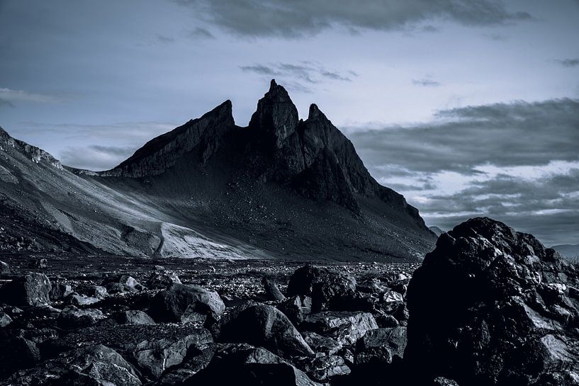 Brunnhorn the iconic mountain in southern Iceland - Moody by Gerry van Roosmalen