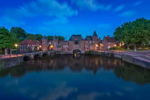 The torque gate in the blue hour in Amersfoort