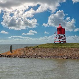 Leuchtturm in Friesland von Herman Beld