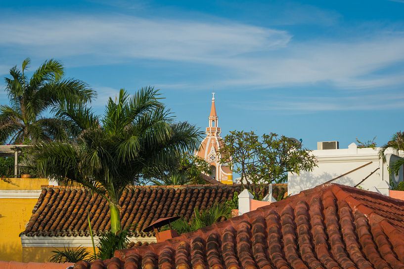 Roofs of Cartagena by Koen Boelrijk Photography