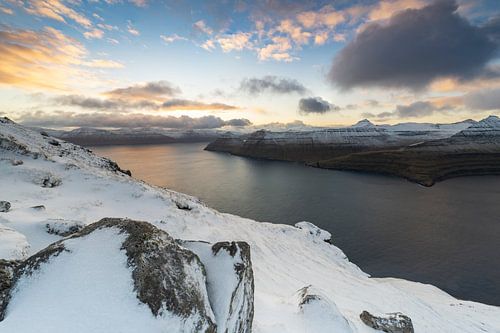 La neige des îles Féroé