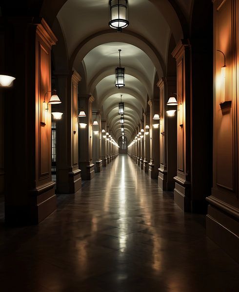 Dans le tunnel par fernlichtsicht