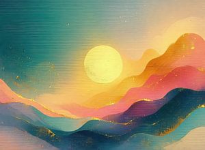 Farben des Sonnenuntergangs