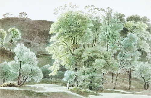 Bomen in de omgeving van Subiaco, Joseph August Knip