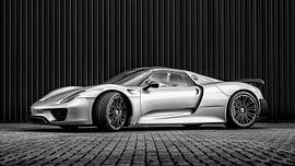 Porsche 918 Spider van Martijn van Dellen
