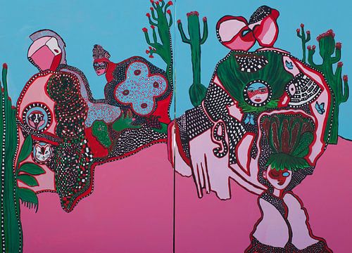 Lovers in the garden