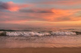 A Serene Evening by the Sea